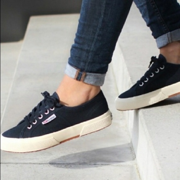 superga shoes navy